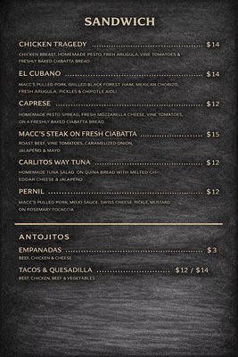 Menu photo 2 MACC 106 New York, NY Menu photo 2 MACC 106 New York, NY
