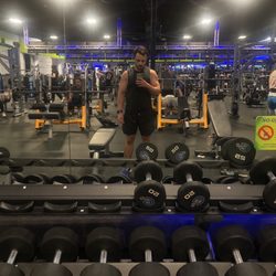 Colaw Fitness - Free Weight area - from the mirror