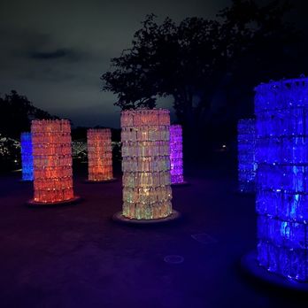 Sensorio - Bottle Tower. The lights slowly change colors. Highly recommend listening (in your head) to Opera or Golden Hour when walking through. - Art Galleries Near Me - Paso Robles, California Sensorio - Bottle Tower. The lights slowly change colors. Highly recommend listening (in your head) to Opera or Golden Hour when walking through. - Art Galleries Near Me - Paso Robles, California