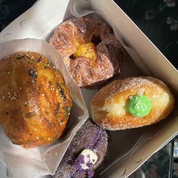 Rose Ave Bakery - -scallion bun, strawberry passion kouign amann, pandan coconut donut, ube coconut donut - Bakeries Near Me - Washington, DC, District of Columbia Rose Ave Bakery - -scallion bun, strawberry passion kouign amann, pandan coconut donut, ube coconut donut - Bakeries Near Me - Washington, DC, District of Columbia