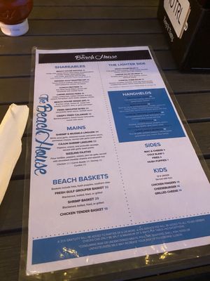 Menu photo 2 The Beach House Miramar Beach, FL Menu photo 2 The Beach House Miramar Beach, FL
