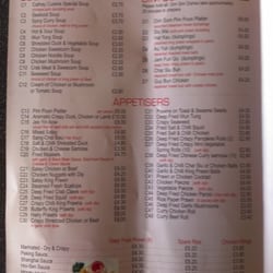 Cathay Cuisine - Menu