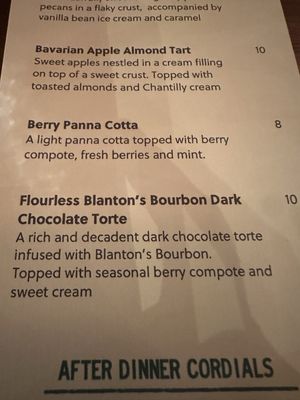 Menu photo 1 Heirloom Room Gatlinburg, TN