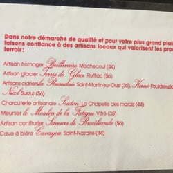 La bigoudine - Enfin un resto qui met en avant ses (bons) fournisseurs