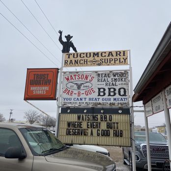 Watson's BBQ - Front sign - Barbeque Near Me - Tucumcari, New Mexico