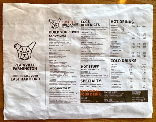 Menu photo 6 Rebel Dog Coffee Co. & Tavern PLAINVILLE Plainville, CT