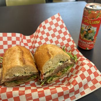 Panino - Steak Chimmichuri with Italian soda - Sandwiches Near Me - Las Vegas, Nevada