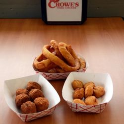 Crowe’s Chicken - Cowboy bites Corn Nuggets Onion Rings
