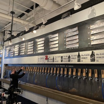 The Tap On Ponce - a row of beer taps - Beer Bar Near Me - Atlanta, Georgia The Tap On Ponce - a row of beer taps - Beer Bar Near Me - Atlanta, Georgia