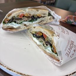 Pastrami & Brie Focaccia Sandwich