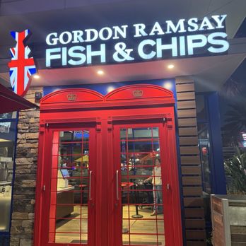 Gordon Ramsay Fish & Chips - Store Front super cute - Fish & Chips Near Me - Orlando, Florida