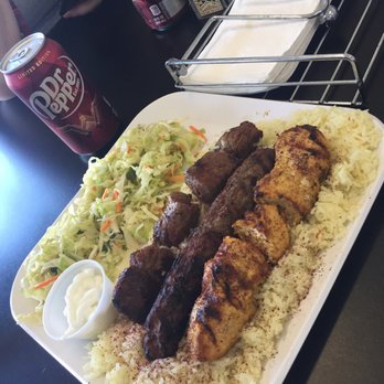Me'Mo's Middle Eastern Cuisine - Combo plate w/ 2 slices pita bread, enough for 2 gyros and more! - Lebanese Near Me - Modesto, California Me'Mo's Middle Eastern Cuisine - Combo plate w/ 2 slices pita bread, enough for 2 gyros and more! - Lebanese Near Me - Modesto, California