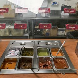Taco Rico Tex-Mex Café - Salsa selection
