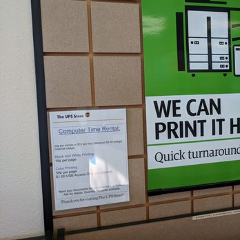 The UPS Store - Their disclaimer for printing services which is not being abided. Be aware of this scamming establishment! - Shipping Centers Near Me - Sacramento, California The UPS Store - Their disclaimer for printing services which is not being abided. Be aware of this scamming establishment! - Shipping Centers Near Me - Sacramento, California
