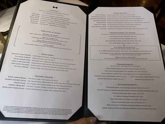 Menu photo 7 Eddie V's Prime Seafood Newport Beach, CA Menu photo 7 Eddie V's Prime Seafood Newport Beach, CA