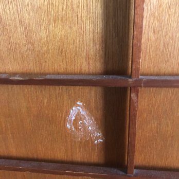 Royal Grove Waikiki - Something weird and dirty left on closet doors. - Hotels Near Me - Honolulu, Hawaii