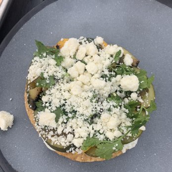 Vicia - Summer squash tostada - New American Near Me - St. Louis, Missouri Vicia - Summer squash tostada - New American Near Me - St. Louis, Missouri