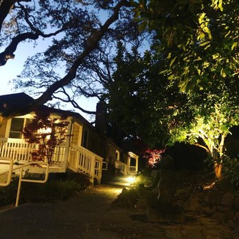 Olea Hotel - Fire pit view - Hotels Near Me - Glen Ellen, California