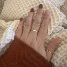 Gel Manicure after 4 days Gel Manicure after 4 days