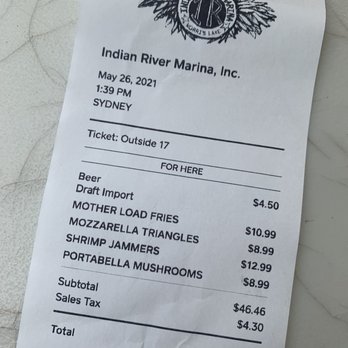 Indian River Marina - All they had were expensive appetizers - Marinas Near Me - Jacksboro, Tennessee