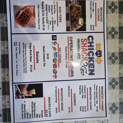 Menu photo 2 Chicken Shack 2 Go Oklahoma City, OK