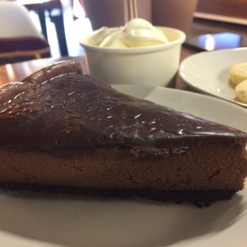 Milkfloat - Chocolate Cheesecake - you'll need a glass of water after it. Paired great with the vanilla frozen custard! - Coffee & Tea Near Me - Wichita, Kansas