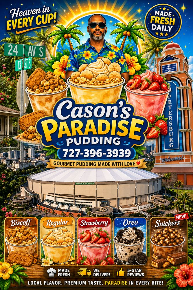 Cason's Paradise Pudding Logo
