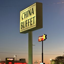 China Buffet - Sign to help find it