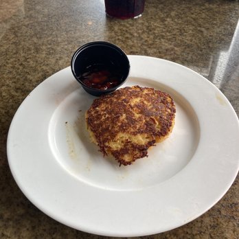 Crabby's Oceanside - Crab Cake appetizer - Seafood Near Me - Daytona Beach, Florida