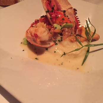 Gary Danko - Lobster with a potato purée; had a decent amount of meat. - New American Near Me - San Francisco, California