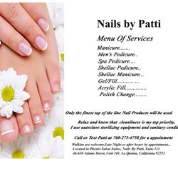 Nails By Patti - Menu Of Services by Nails by Patti..