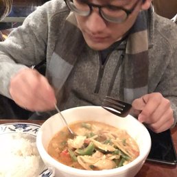 Chicken red curry - delicious but very spicy