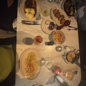 Le Ame - King crab bucatini, truffle roasted chicken, Mac and cheese, Brie stuffed bread, short rib, and truffle fries - Steakhouses Near Me - Phoenix, Arizona Le Ame - King crab bucatini, truffle roasted chicken, Mac and cheese, Brie stuffed bread, short rib, and truffle fries - Steakhouses Near Me - Phoenix, Arizona