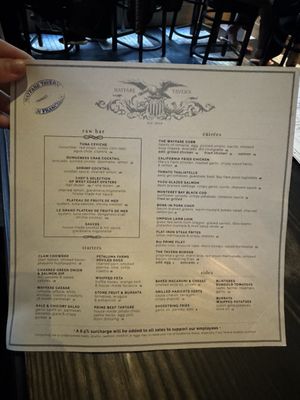 Menu photo 1 Wayfare Tavern San Francisco, CA Menu photo 1 Wayfare Tavern San Francisco, CA