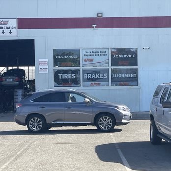 Big Discount Tire Pros - My car being driven into the shop - Tires Near Me - Alameda, California