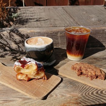 Devout Coffee - Tcho chocolate mocha, cold brew, monkey bread and chocolate walnut cookie. - Coffee Roasteries Near Me - Fremont, California Devout Coffee - Tcho chocolate mocha, cold brew, monkey bread and chocolate walnut cookie. - Coffee Roasteries Near Me - Fremont, California