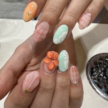 Dream Spa - Seashell nails - Nail Salons Near Me - Austin, Texas Dream Spa - Seashell nails - Nail Salons Near Me - Austin, Texas