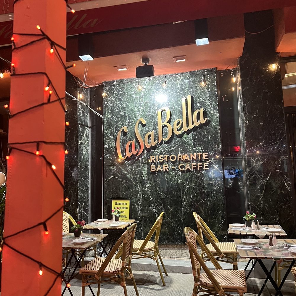 La Casa Bella - The outside area we sat at - Italian Near Me - Brooklyn, New York La Casa Bella - The outside area we sat at - Italian Near Me - Brooklyn, New York