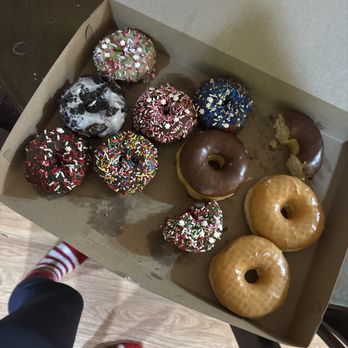 Mr T's Donut - Inedible but still look so good. $20 down the drain. - Donuts Near Me - Modesto, California Mr T's Donut - Inedible but still look so good. $20 down the drain. - Donuts Near Me - Modesto, California
