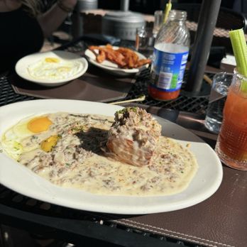 Coast Range - Biscuits and gravy with a flaky delicious biscuit - Steakhouses Near Me - Solvang, California