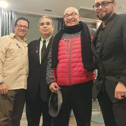 Casey & Rios Funeral Home - Saying our last goodbyes to a former coworker, some have retired and some remain.