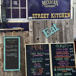 Mexican Cowboy - The menu and pricing
