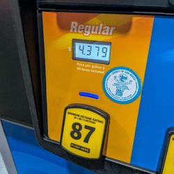 Gulf - $4.38 tonight