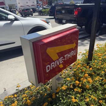 In-N-Out Burger - Drive-thru sign - Fast Food Near Me - Hollywood, California In-N-Out Burger - Drive-thru sign - Fast Food Near Me - Hollywood, California
