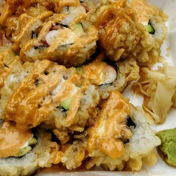 Happy Express - The LasVegas roll is really good, but I suggest it for dinner or shared between several people as a appetiser since it is deep fried. - Japanese Near Me - Auburn, Washington