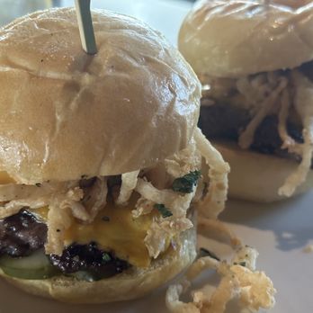 Haywire - Wagu burger sliders - New American Near Me - Plano, Texas Haywire - Wagu burger sliders - New American Near Me - Plano, Texas