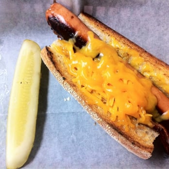 Dogtown - I'm a sucker for bacon and cheddar on a dog. - American Near Me - Rochester, New York Dogtown - I'm a sucker for bacon and cheddar on a dog. - American Near Me - Rochester, New York