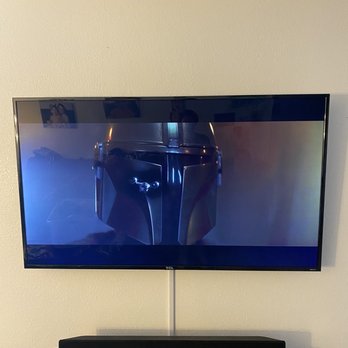 IT WebSmith - 65" tv mounted and cable managed. - Web Design Near Me - Benicia, California