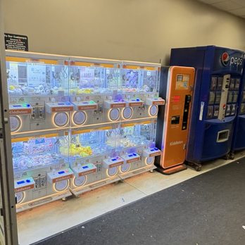 Cub - Crystal - Inside a store, there are multiple claw machines filled with toys and a Pepsi vending machine nearby. - Grocery Near Me - Crystal, Minnesota