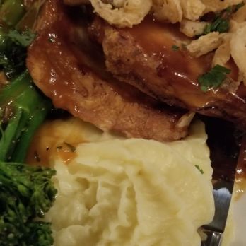Good Times Cafe - Pork chops with fried onions were excellent! The mushroom sauce was good too! - American Near Me - Cabazon, California